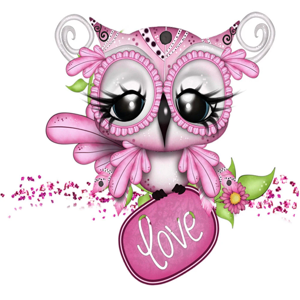

Diamond Embroidery 5D Landscape Cartoon Love Owl DIY Diamond Painting Resin Round Home Decoration gift