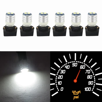 

WLJH T10 Led Interior Lights Car Gauge Dashboard Dash Light Instrument Cluster Panel W5W 194 Bulb Twist Socket PC195 PC194 PC168