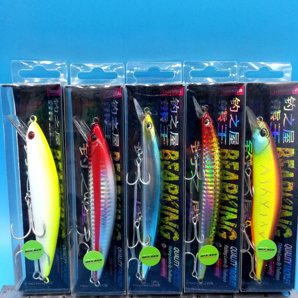 Trulinoya 5pcs/lot Minnow fishing lure Three different kinds of minnow