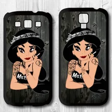 Tattoo Punk Jasmine Princess Protective Cover For Samsung A3 A5 A7 A8 J1 J5 J7 2016 Note 4 5 S3 S4 S5 S6 Edge Plus S7 S7Edge