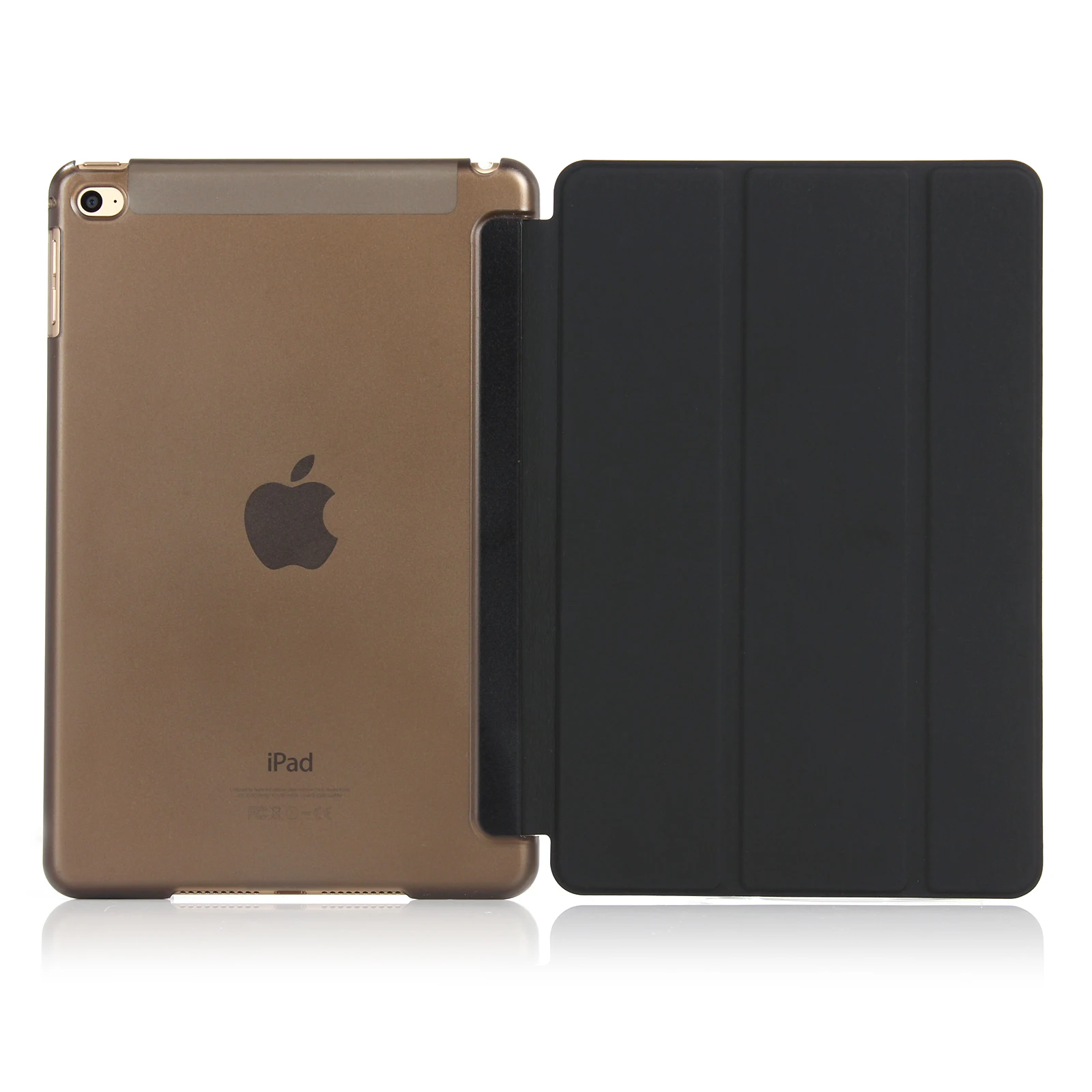 

Ultra-thin magnetic smart case for Apple iPad 2/3/4 smart cover one-piece three-fold leather case