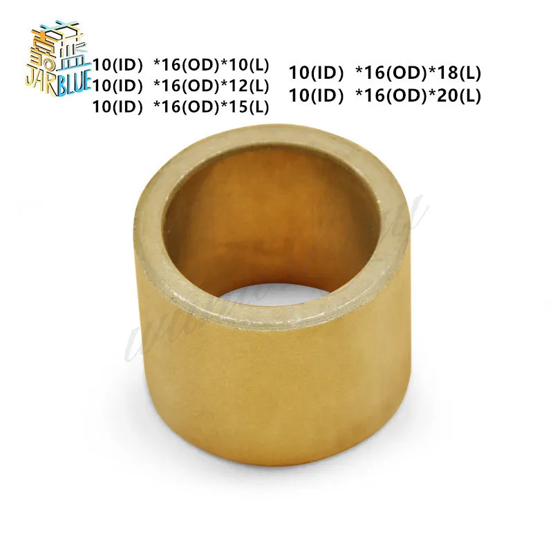 

10pcs 12*10 OD=18mm 10mm Copper brass bushing guide sleeve Precision Oil bearing