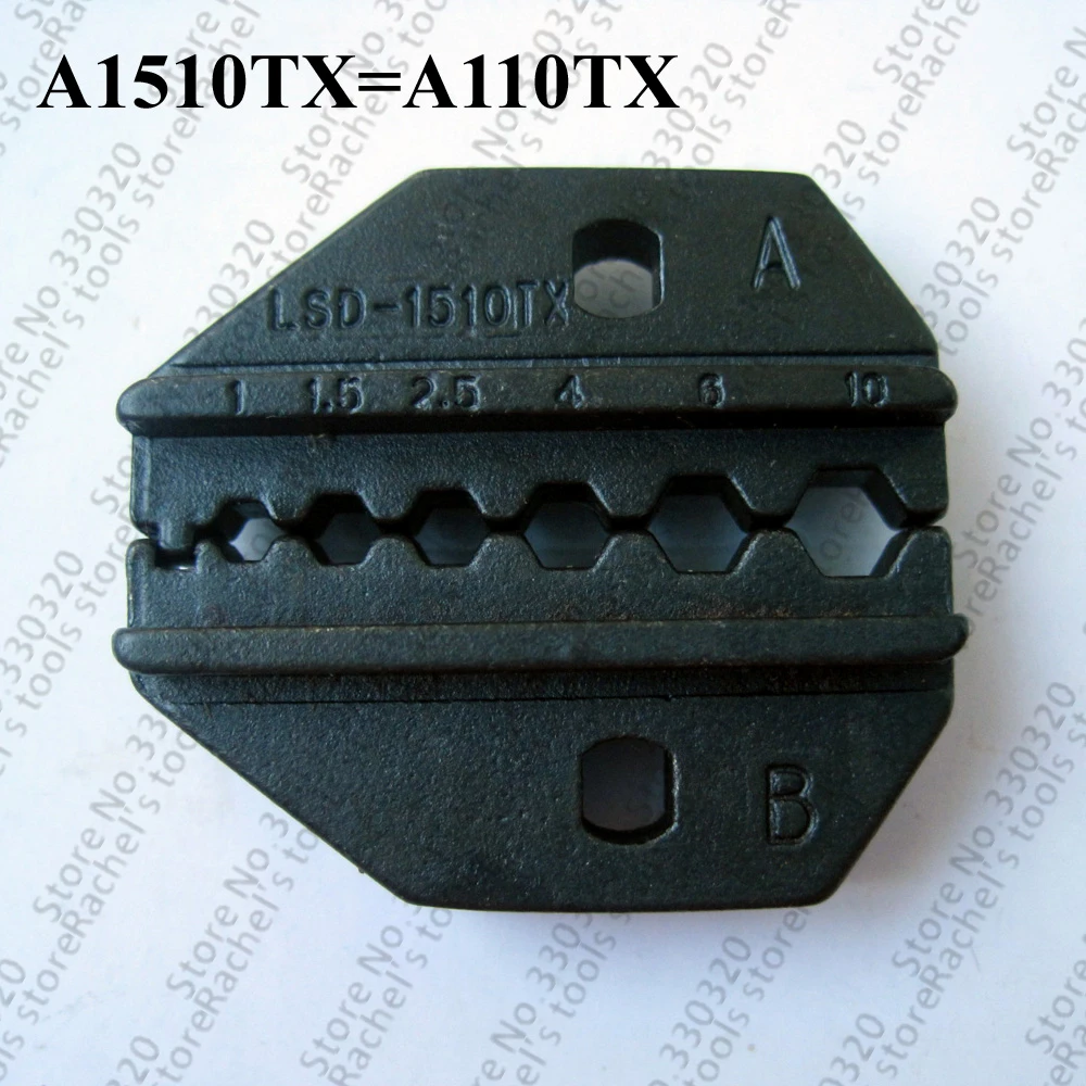 

A110TX crimping die set for non-insulated cable lugs