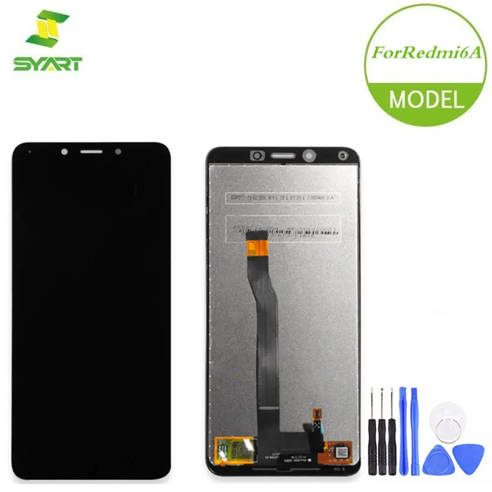 Tanie Dla Xiao mi mi Red mi 6A wyświetlacz LCD ekran dotykowy części zamienne do montażu digitizera + darmowe narzędzia do ekranu LCD Red mi 6A 5.45\