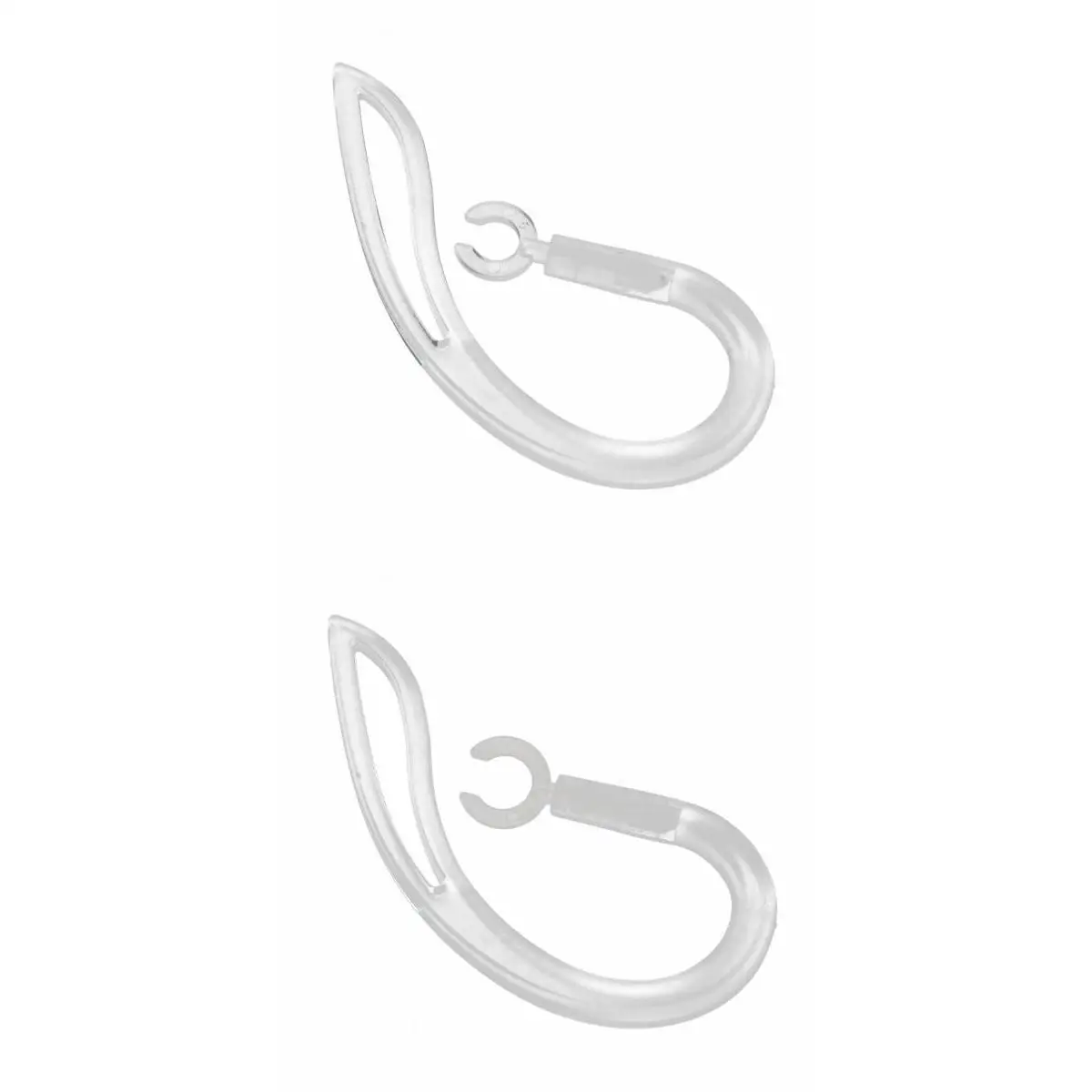 

2pcs Universal Earbuds Earhooks Replacement Set for Wireless Replacement Earbuds Ear-Tips and Ear-Hook (CLEAR)