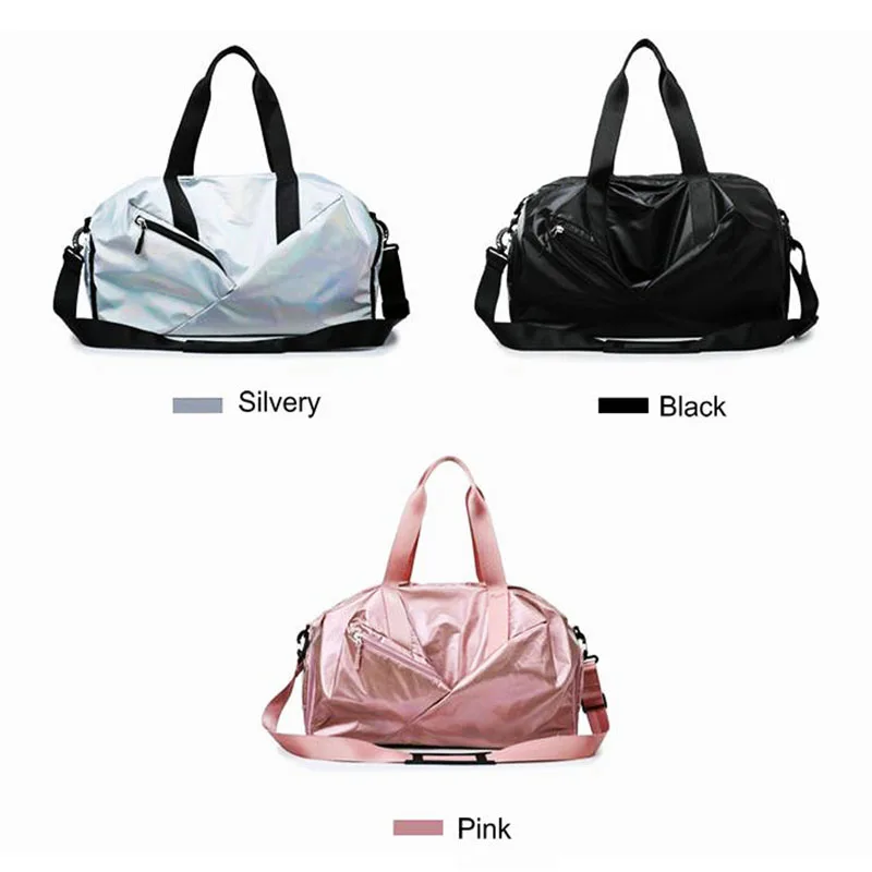 Goedkoop Gym Tassen Voor Vrouwen Met Schoen Compartiment Sport Sporttas Met Natte Zak Nieuwe Vro Yoga Plunjezakken Outdoor Reizen bagage Tassen