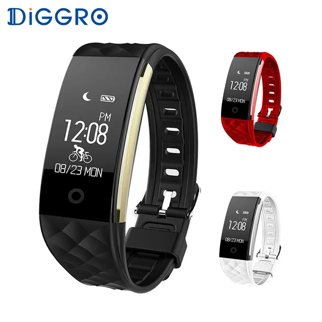 Diggro S2 Smart Polsbandje Hartslagmeter IP67 Sport