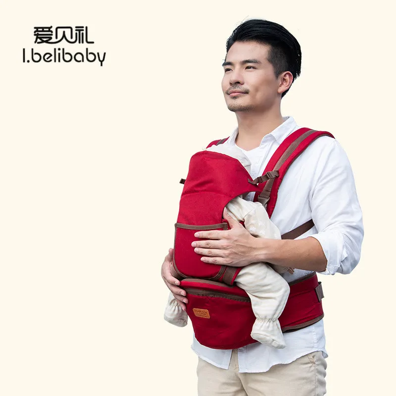 Ibelibaby Детские переноски ортопедические Рекомендуемые дорожные Детские переноски органический хлопок новорожденных обертывание слинг безопасности Хипсит(пояс для ношения ребенка