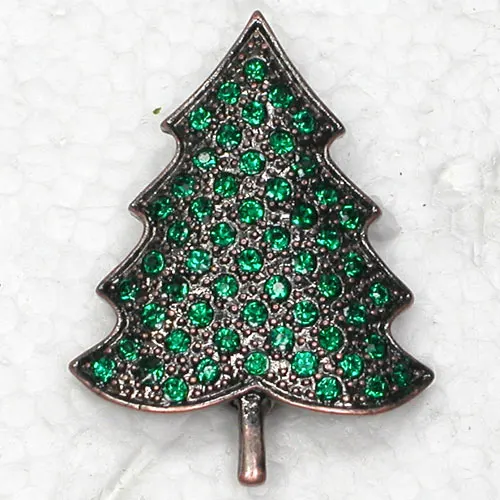 Rhinestone Small Christmas Tree Pin brooches C819 M3 | Украшения и аксессуары