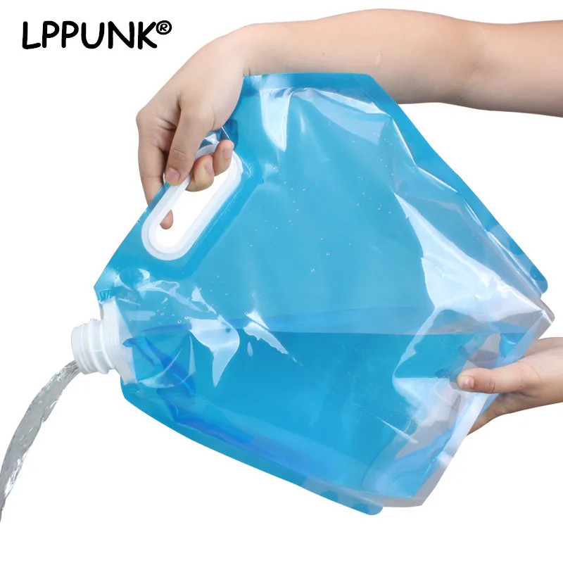 Новые Bpa бесплатно 5L/10L автомобиля Портативный складной сумка для хранения воды