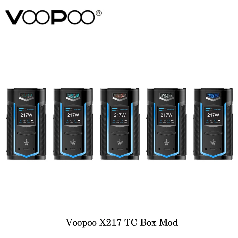 Электронные сигареты VOOPOO X217 TC Box Mod 217W GENE.FIT чип TFT экран питание от батареи