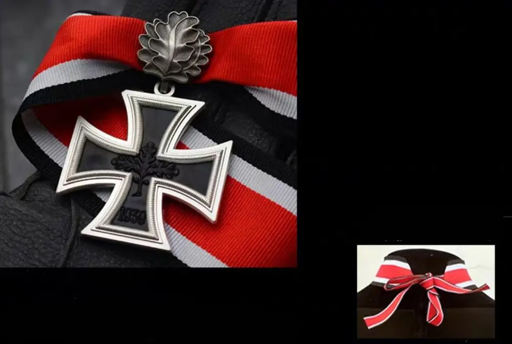 

Top quality WW2 WW1 3pcs iron cross combined badge EK1 EK2 1813 1914 German Knight cross medal with certificate