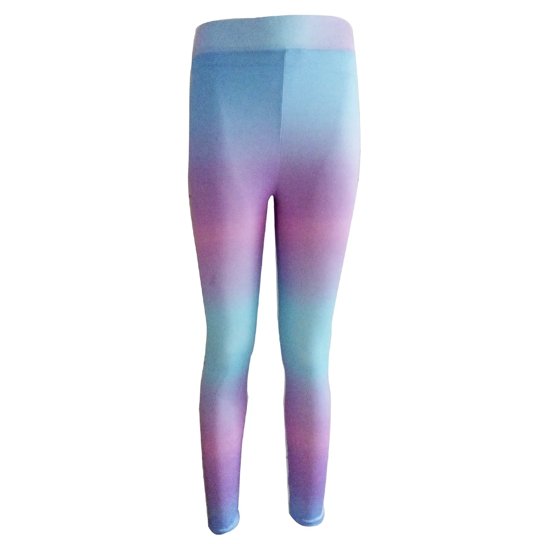 Hot Selling Women High Waist Leggings Neon Rainbow Printed