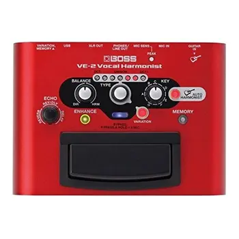

Boss VE-2 Vocal Harmonist Vocal Stompbox with Effects and Guitar-Driven Harmonies