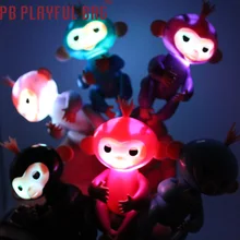 pb playful bag LED lamp Glitter Baby Finger baby Monkeys Smart Fingers non interactive Toys Best Gifts For Kids finger Flashing