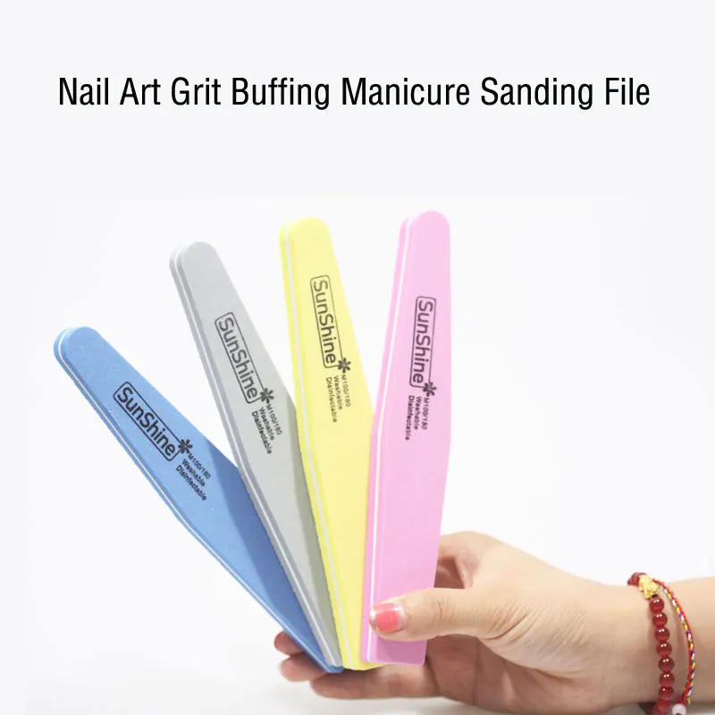 

Nail Art Grit Buffing Manicure Sanding File Acrylic Gel File Buff Tool