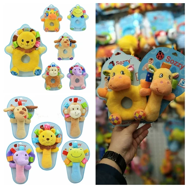 

Sozzy musical baby rattles plush infant baby Toys animal plush toys Bene Rattles cute toy for Baby play