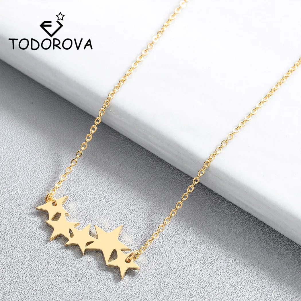 

Todorova Fashion Star Choker Necklaces for Women Lover's Pentacle Pentagram Pendant Necklace Party Jewelry Accessories