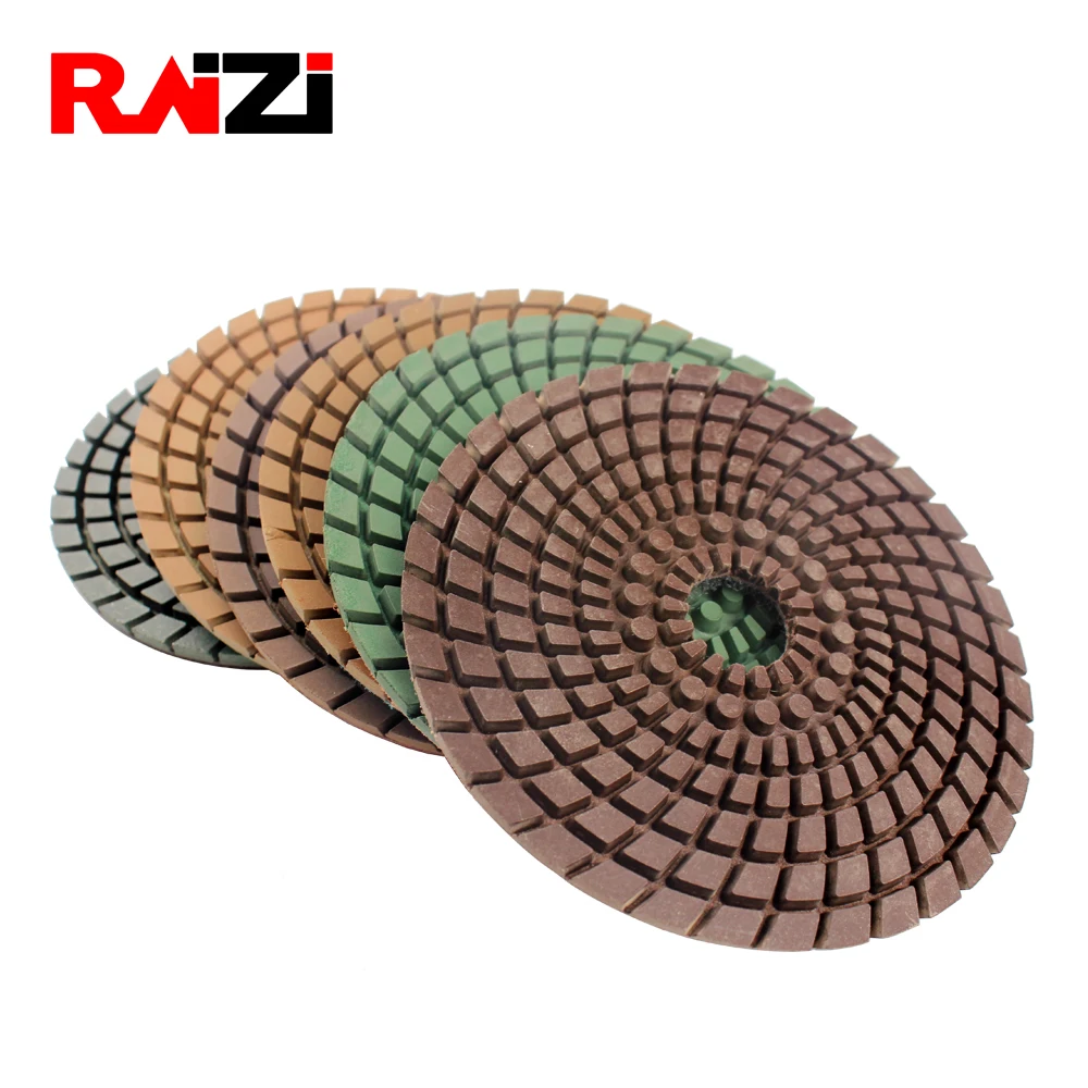 Raizi 100 mm wet/dry premium deep diamond sanding disc polishing tool