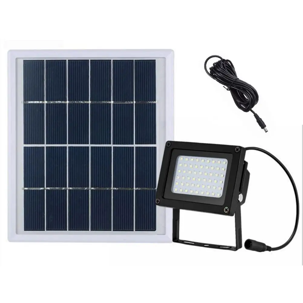 

Solar Power Panel 54 LED Solar Flood Light Wall Lamp Outdoor Sport Yard Sidewalk Fence Path Pool Pond Lawn Garden Floodlight