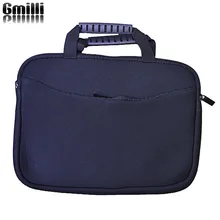 ФОТО Gmilli Soft Shockproof  Neoprene Laptop Sleeve Case Handle Bag Carry Pouch for 10 11 12 13 14 15 17 notebook Drop