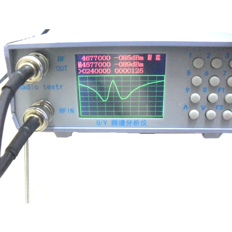 U/V UHF VHF Spectrum Analyzer Dual Band with Tracking Source topUSA 