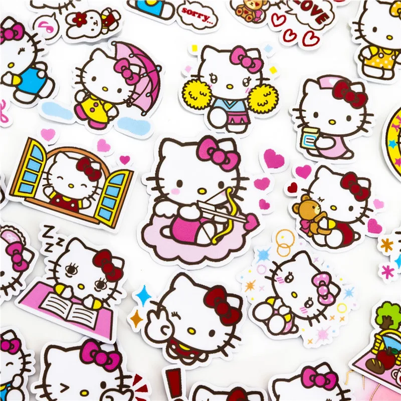 40pcs/pack creative kawaii self-made cat scrapbooking stickers /decorative sticker /DIY craft Photo album