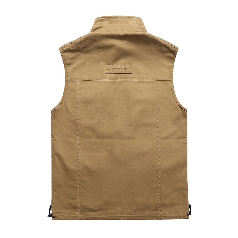 afs jeep military stand collar multi pocket Waistcoat cotton double sided vest field working tolling sleeveless outwear