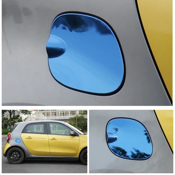 

For smart 453 forfour Stainless steel car fuel cap decorative accessories exterior decoration fuel tank cap Styling sticker