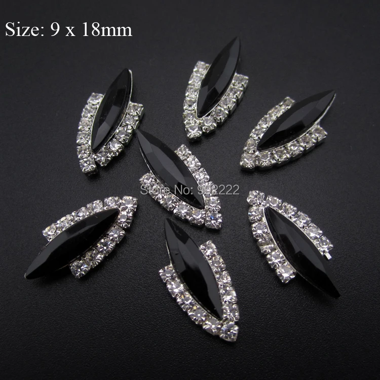 

10pcs Black strass nail rhinestones alloy 3d nail jewelry nail salon accessories scrapbooking arts supplies AM31-1