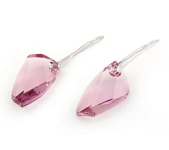 Роскошные Кристаллы от Swarovski Женские Ювелирные наборы ожерелье серьги набор