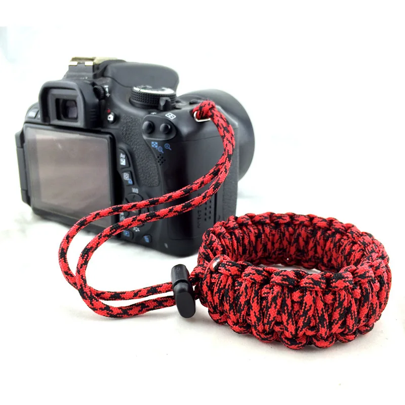 Новейший цифровой фотоаппарат наручный ремешок ручка Паракорд плетеный браслет для Nikon Canon sony Pentax Minolta SLR DSL