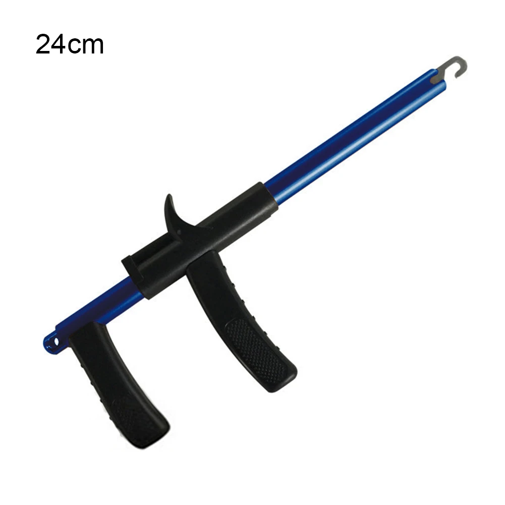 Blue 24cm Алюминиевый рыболовный крючок для удаления конечной рыбы крючок для удаления рыболовных инструментов WHShopping - Цвет: Blue 24cm