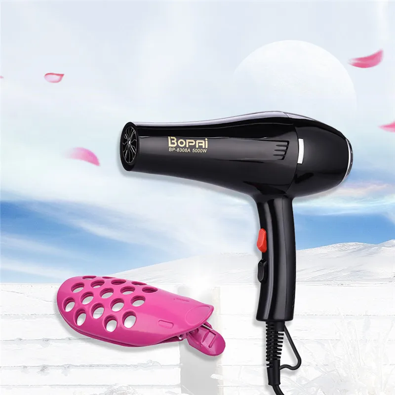 

Household 5000W Hair Dryer Blow Hairdryer Hot Cold Wind Collecting Nozzle Styling Tools Curler Fringe Clip Salon Use Hair Blow