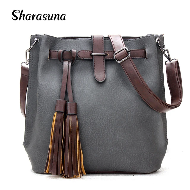 New Arrival Hand Bag Women Leather Handbags Tassel Vintage Bags New Arrival Hand Bag Women Leather Handbags Tassel Vintage Bags Retro 2018 Shoulder For S Day