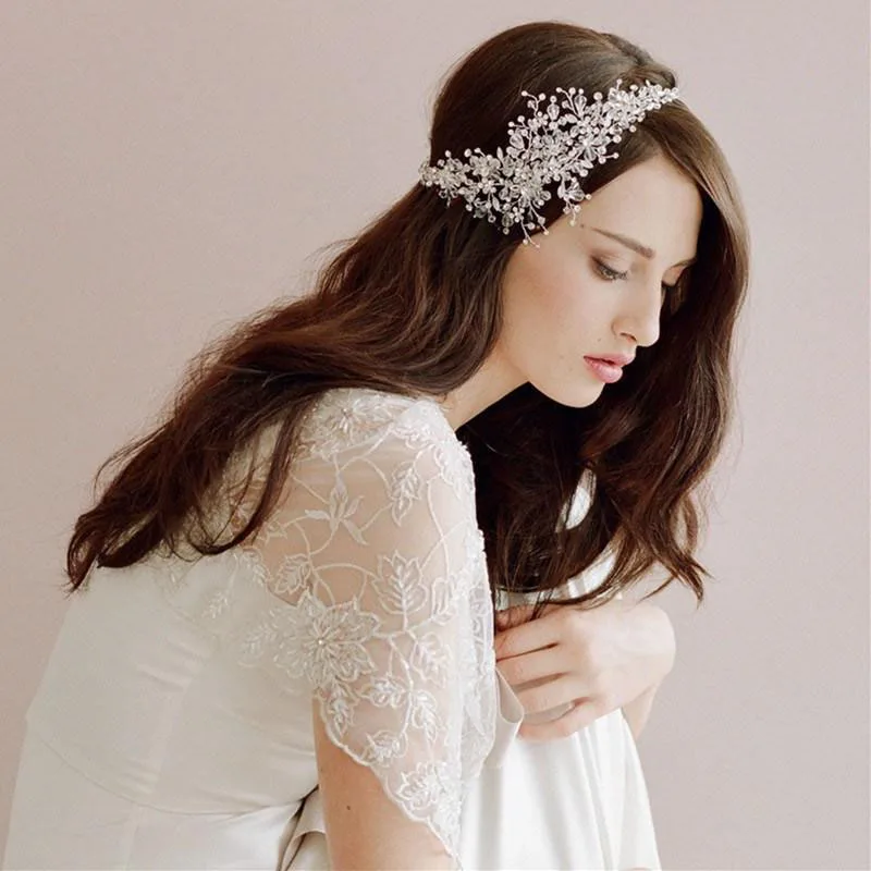 

Fashion Women Hairbands Wedding Tiara Crystal Wedding Crown Bridal Hair Accessories Head Jewelry Wedding Hair Accessories