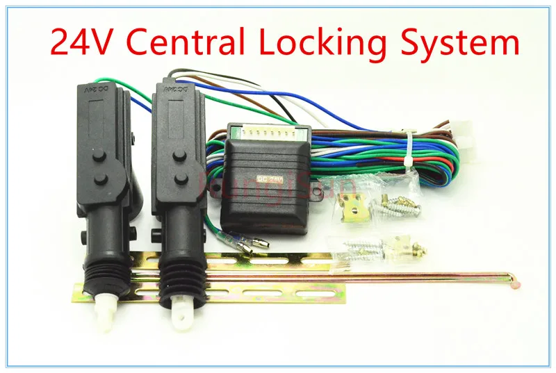 Универсальный автомобильный DC 24 В 2 провода сверхмощный силовой дверной замок привод автоматическая система блокировки двигателя с аппаратным оборудованием