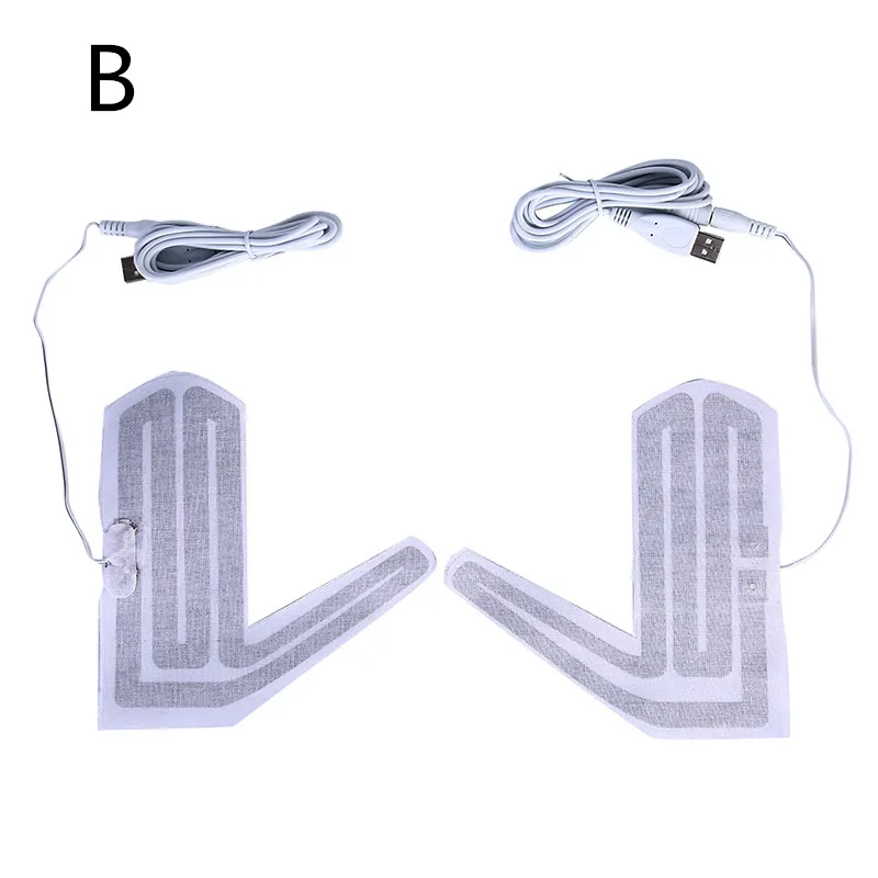 1 пара, 5 В, зимние теплые варежки для улицы, обогреватель для обуви, перчатки, перчатки с подогревом, электрический нагревательный элемент