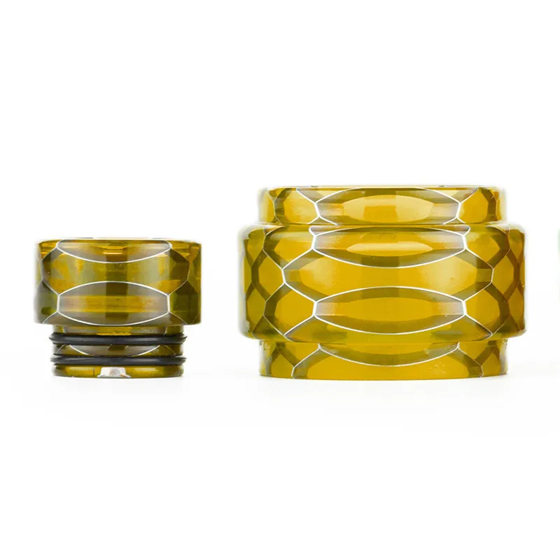 

Colorful Snake Pattern Resin bubble tube & 810 Drip Tip Kit for GeekVape Cerberus Atomizer Tank Fast Shipping