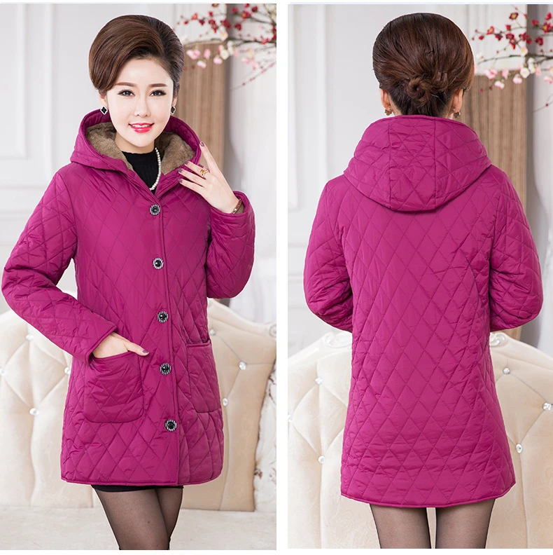 photo D'âge Long Color1 Color6 Élégant photo Plus Hiver Photo Femmes Color4 Manteau Chinois Color2 marron Parka photo photo Moyen Femme 2016 Mujer Veste Size Color5 Abrigos YqRpwaEx