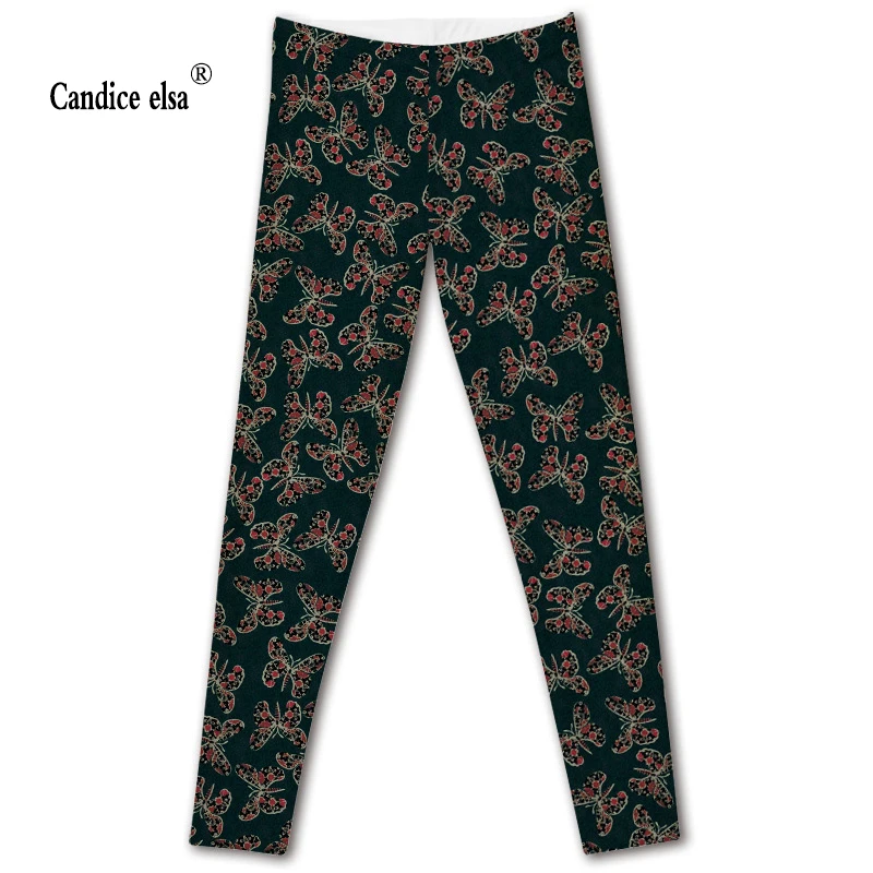 CANDICE ELSA women leggings elastic fitness legging