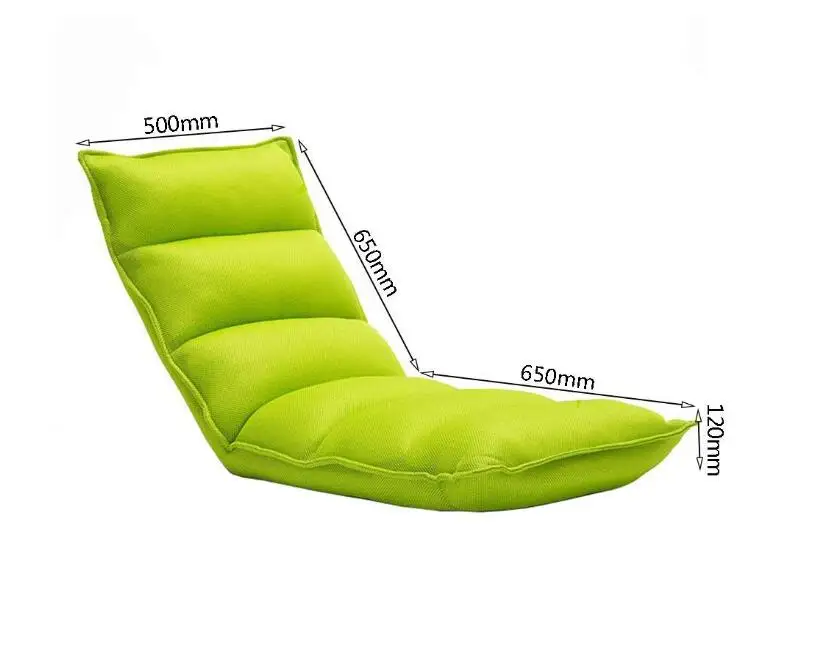  Lazy Lounge Sofa Floor Chair Foldable Adjustable Backrest Chairs Gaming Couch-beds Sleeper Relaxing