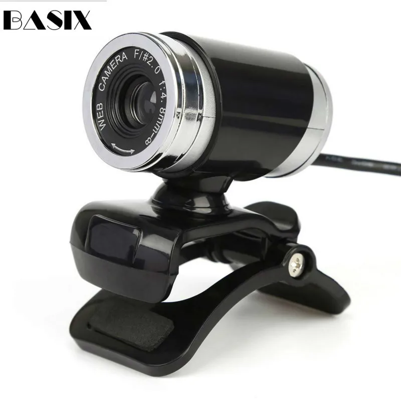 

BASIX Web Camera USB High Definition Webcam Web Cam 360 Degree MIC Clip-on for Skype for Computer PC Laptop Notebook Camera
