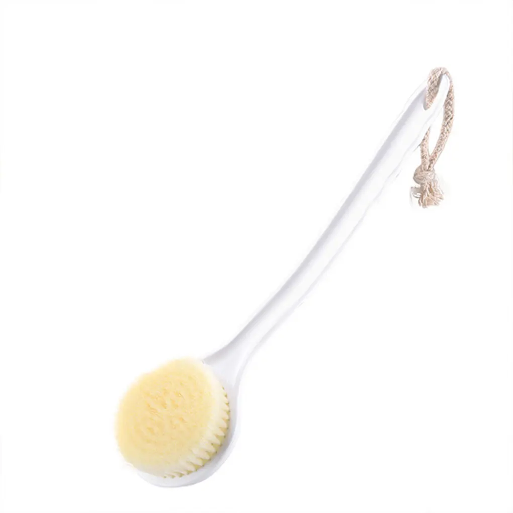 Feiqiong Bath Brush Long Anti-Skid Handle Bath Brushes Massager Back Body Shower Exfoliation Scrubber Bathroom Brush Accessories