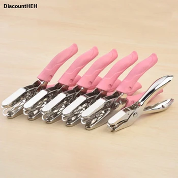 

DIY Puncher Hand Paper Card Cutter Single Hole Punch Metal Kids Handmade Craft Office Home School Binding Supplies