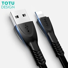 TOTU кабель для быстрой зарядки для iPhone X 8 7 6 Plus iPad 2.1A Дата-кабель для зарядки кабель для iPhone зарядное устройство кабель для телефона