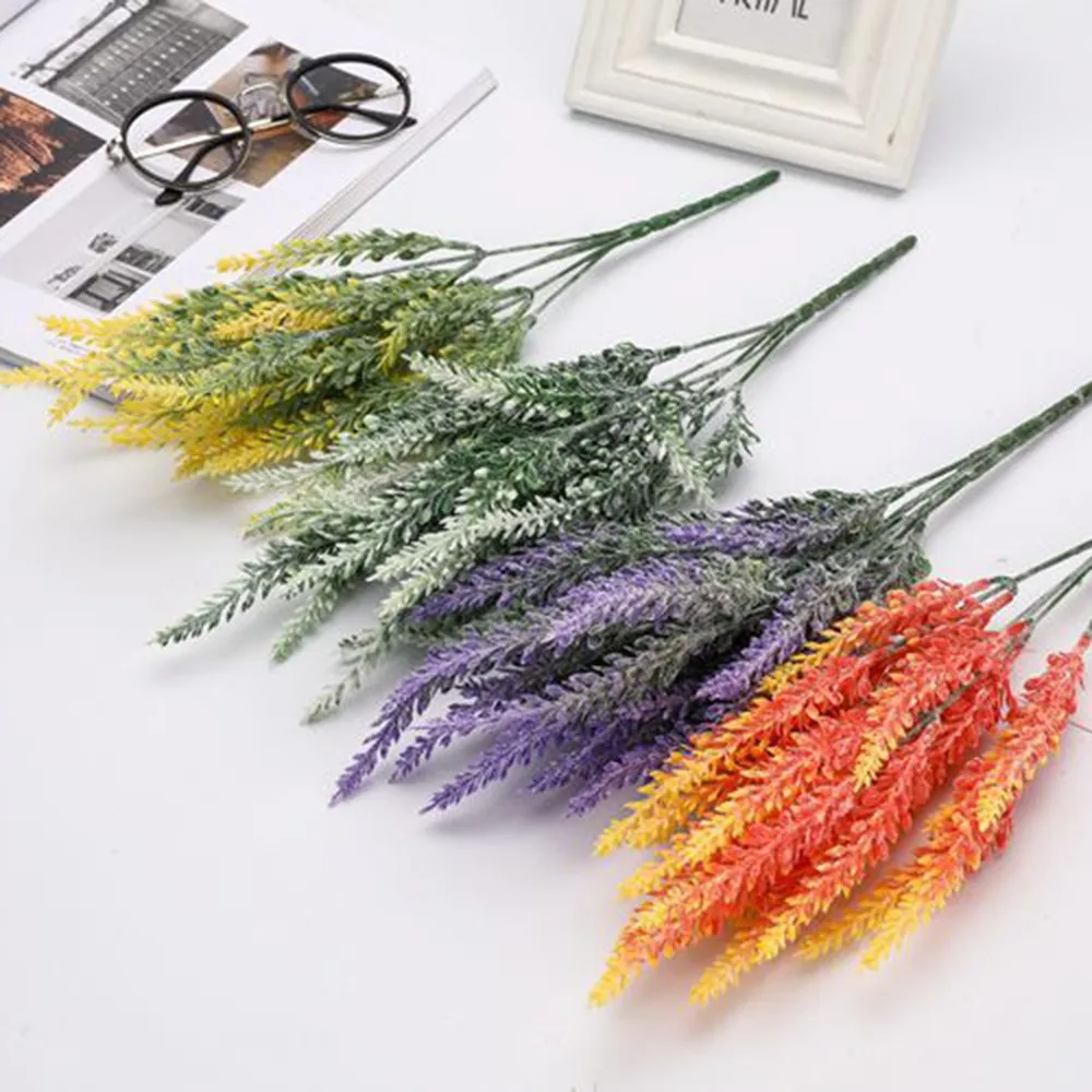 

1pc Lavender Flower Silk Artificial Flowers Plants Romantic Provence Fake Flores Wedding Home Garden Table Decoration