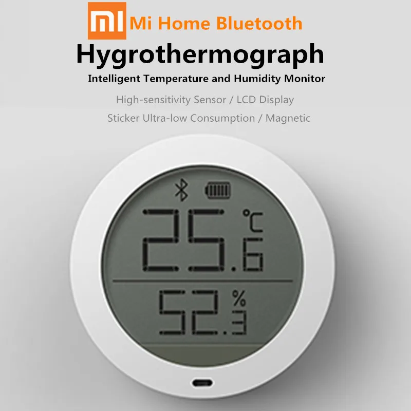 

2019 Xiaomi Mijia Bluetooth Thermohygrometer Smart Temperature Humidity Sensor Digital Thermometer Moisture Meter Hygrometer