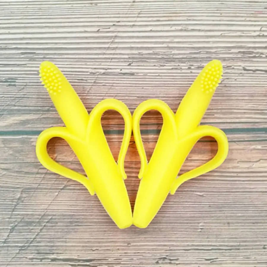 High quality Silicone Toothbrush And Environmentally Safe Baby Teether Teething Ring Kids Teether Children Chewing