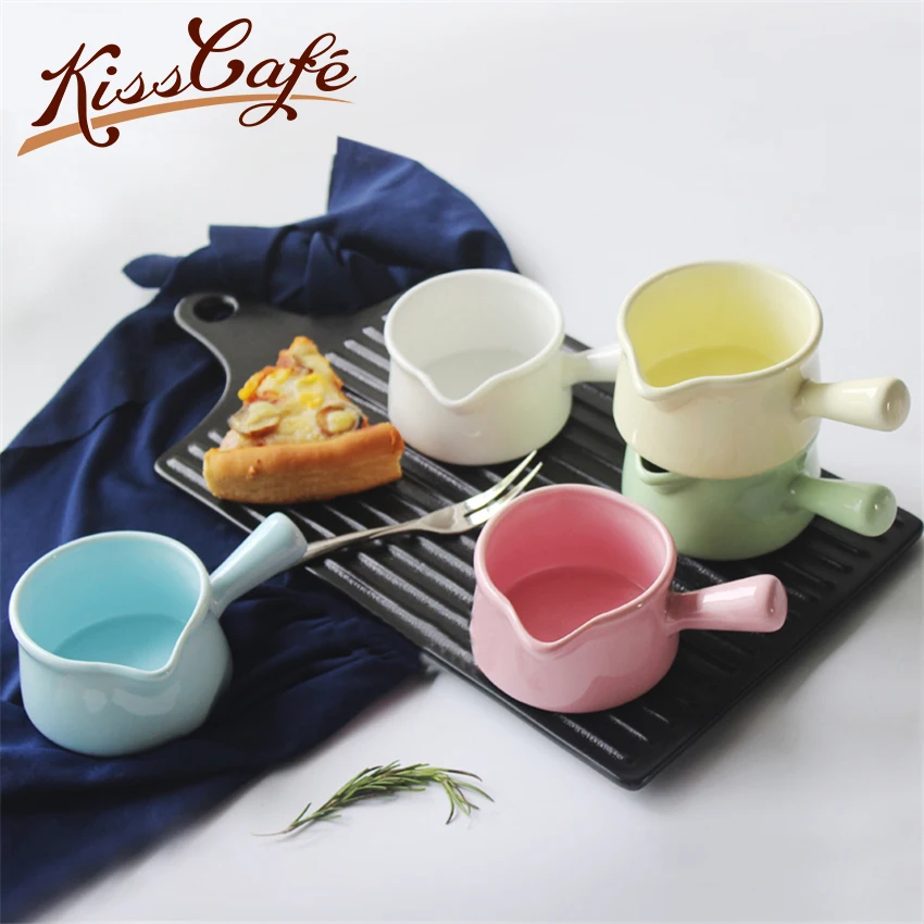Simple Ceramic Milk Jugs Handle Porcelain Matte Glazed Surface Sauce Cup Sharp Eagle Mouth Frothing Pot Coffee Container Simple Ceramic Milk Jugs Handle Porcelain Matte Glazed Surface Sauce Cup Sharp Eagle Mouth Frothing Pot Coffee Container